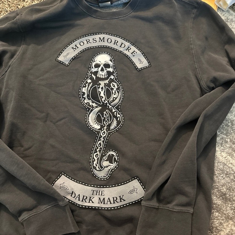 Dark Mark Graphic Sweatshirt - Black